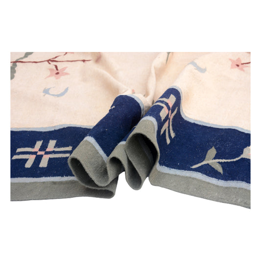 Vintage -Handwoven- Alto- Woolen- Rug