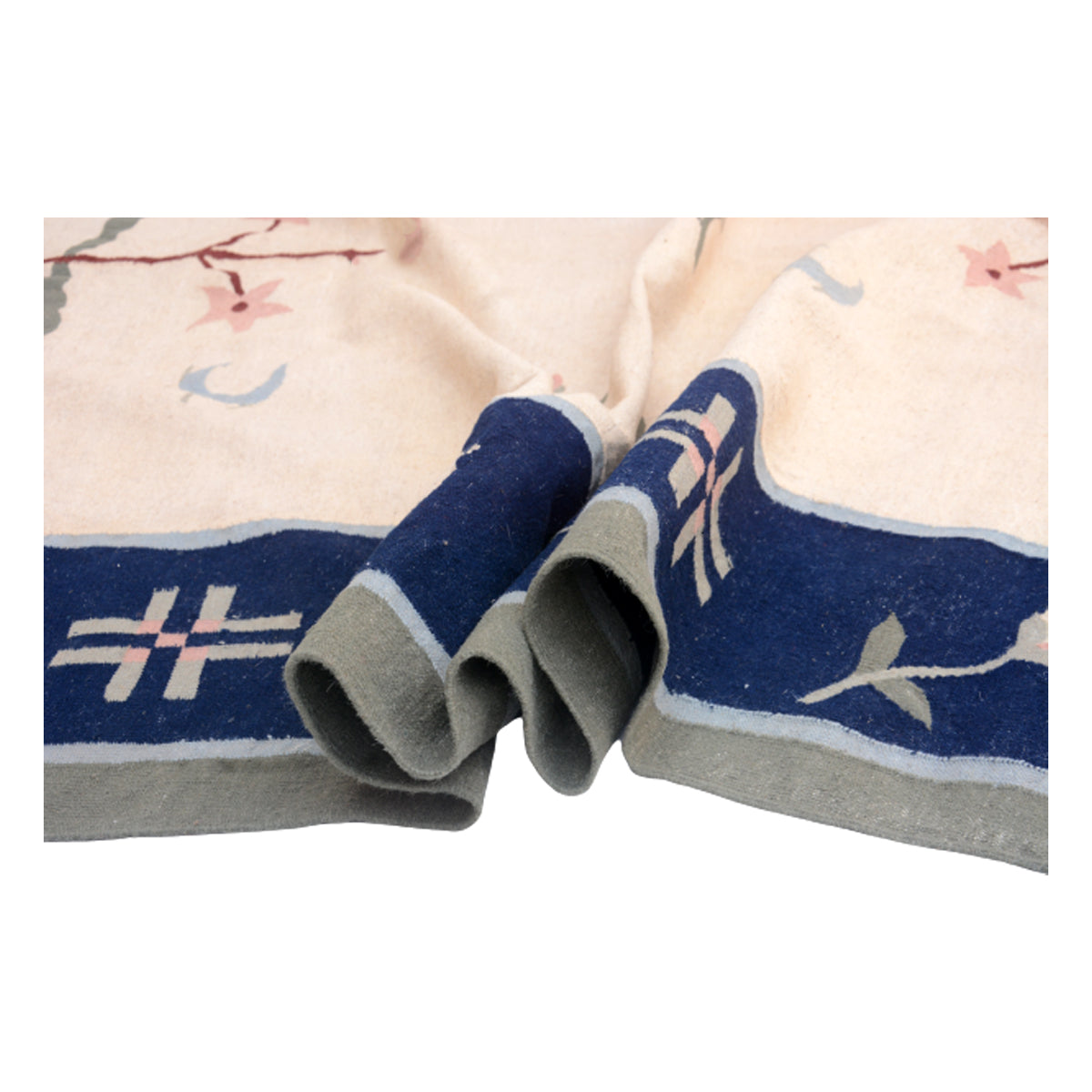 Vintage -Handwoven- Alto- Woolen- Rug