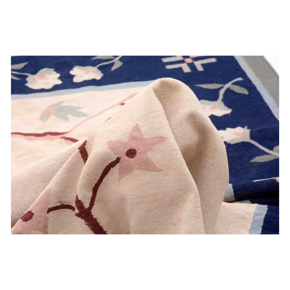 Vintage -Handwoven -Alto- Woolen -Rug