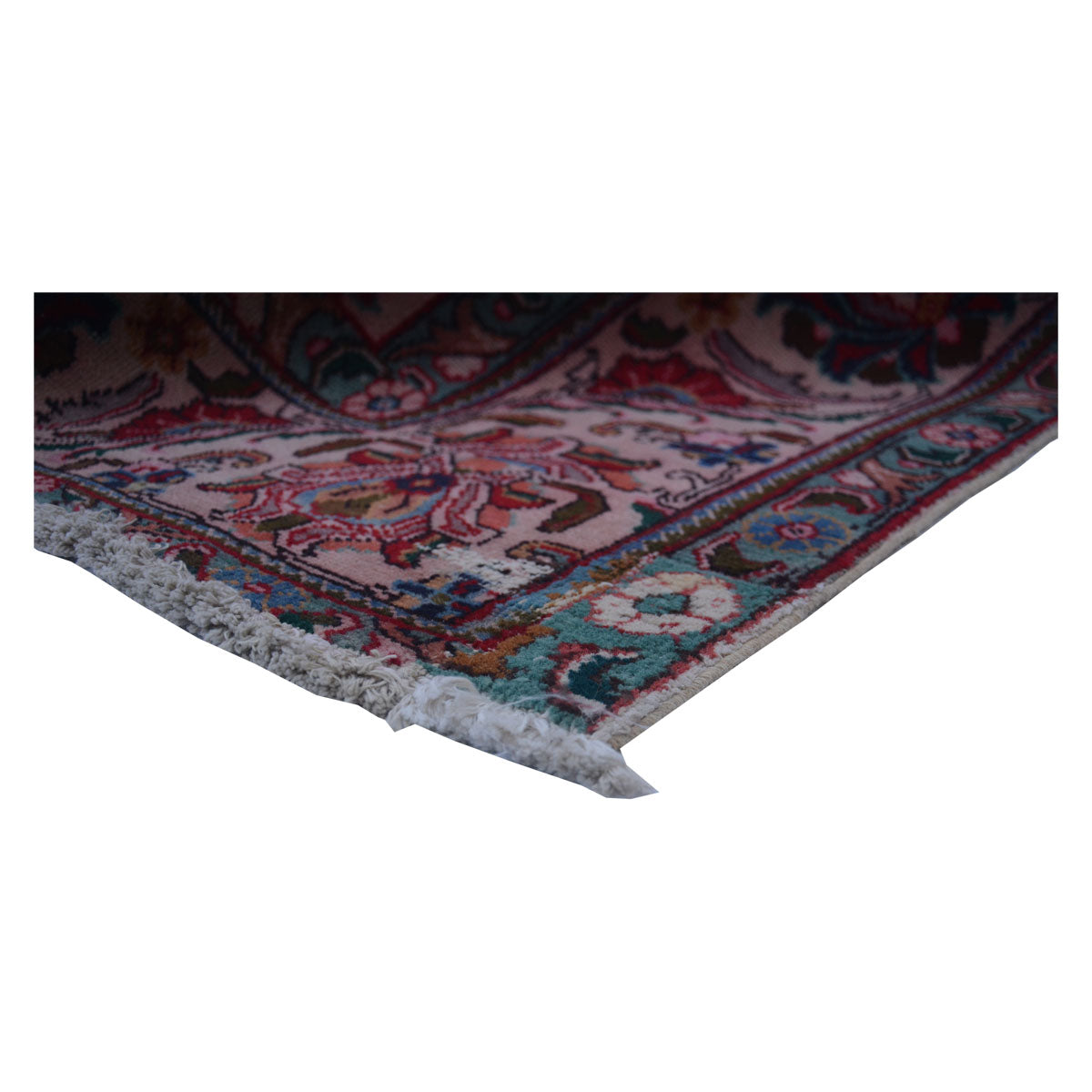 Overdyed -Vintage -Pink -Oriental -Rug